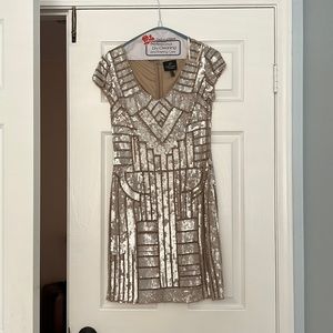 Adrianna Papell sequin dress